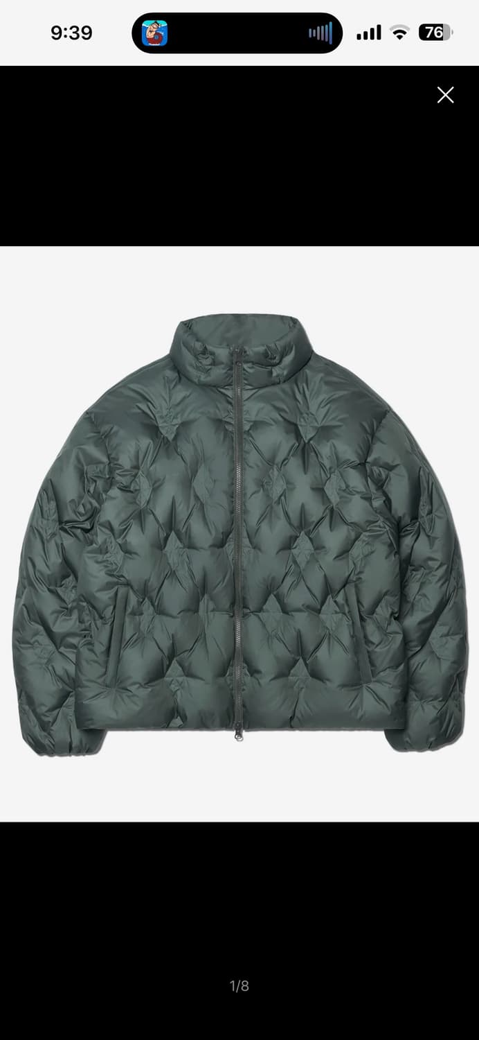 노매뉴얼 패딩  L.S SHORT DOWN JACKET - DEEP KH 상품이미지1