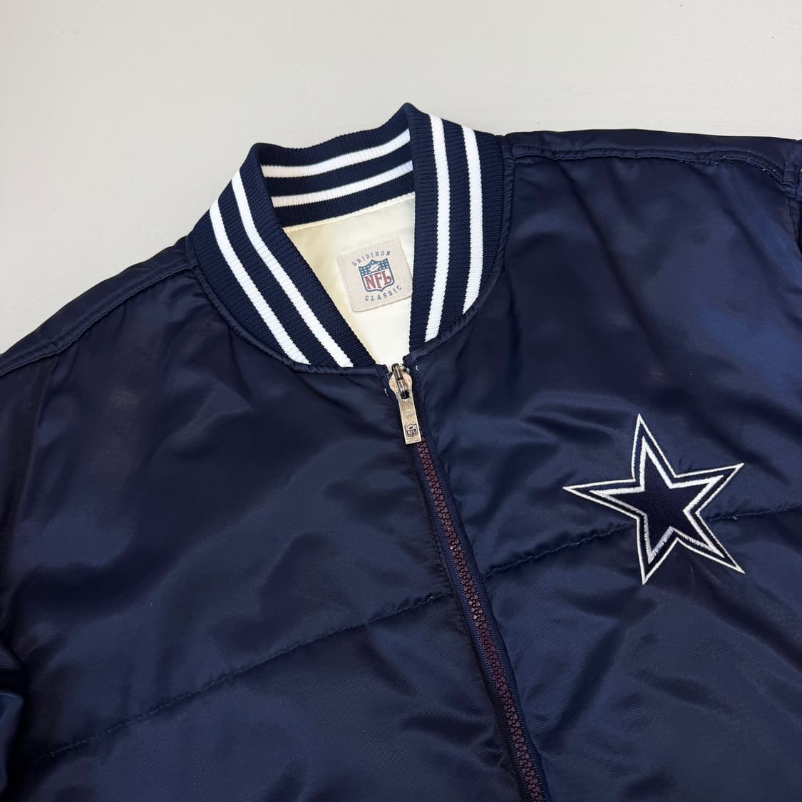 NFL X 리복 90s 댈러스 카우보이스 올드스쿨 리버시블 바시티 점퍼  상품이미지6