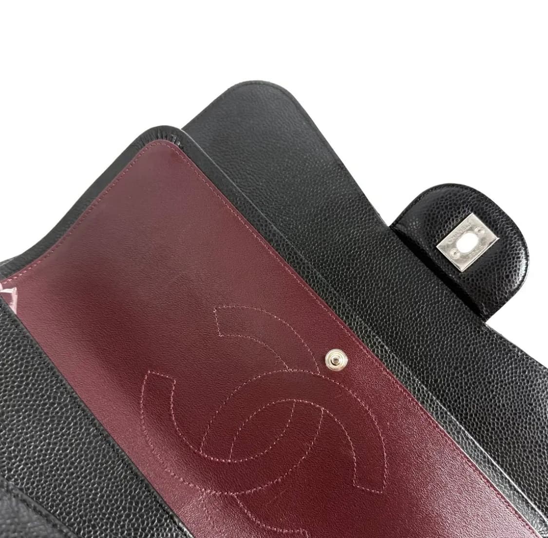 샤넬 캐비어 클래식 플랩백 라지 내장칩 A58600 상품이미지8