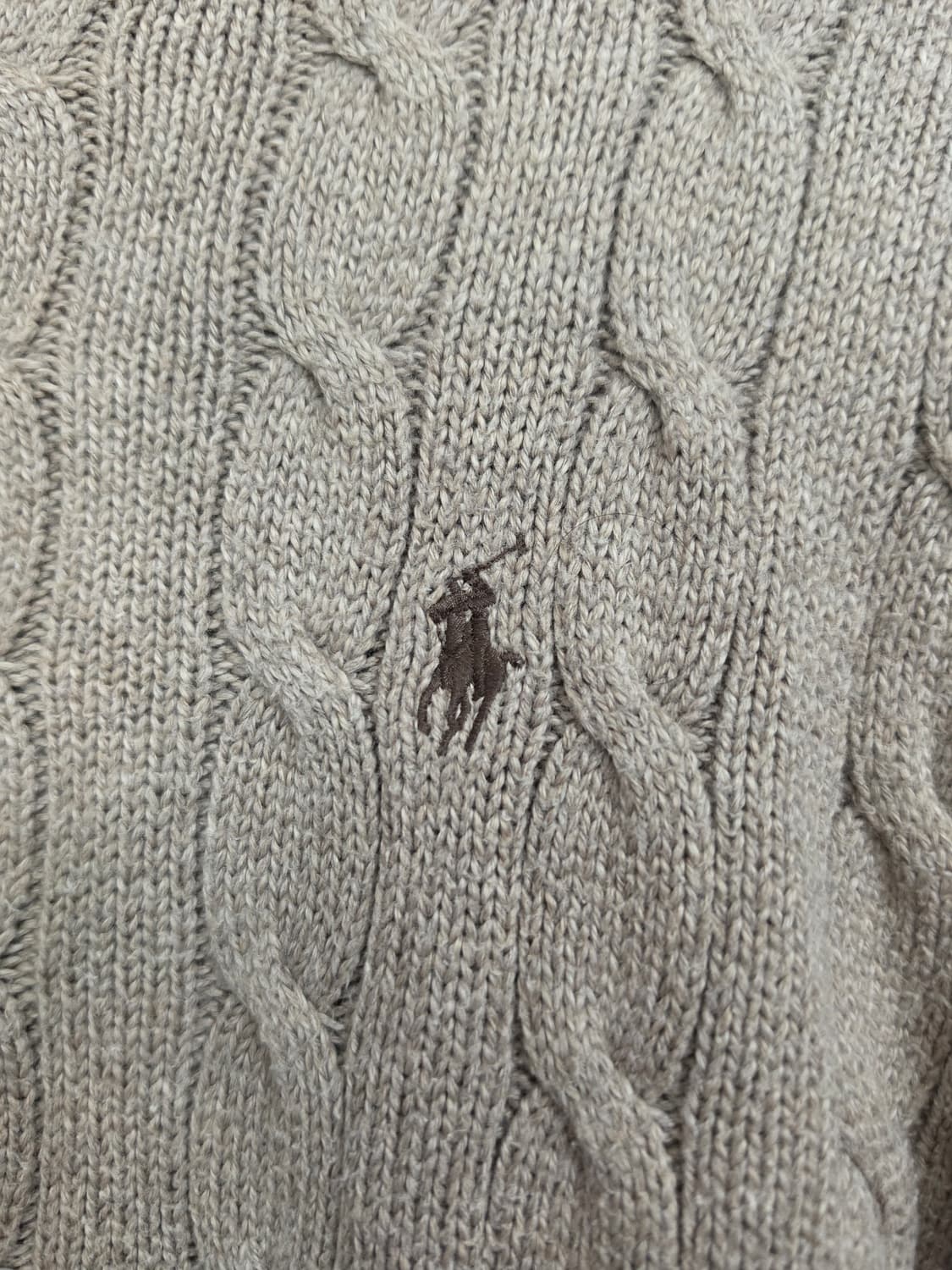 폴로랄프로렌 코튼 케이블 니트 M 상품이미지3