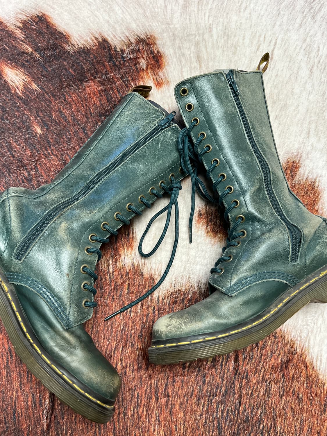 [240] 닥터마틴 빈티지 11820 그린 14홀 부츠 38 상품이미지6