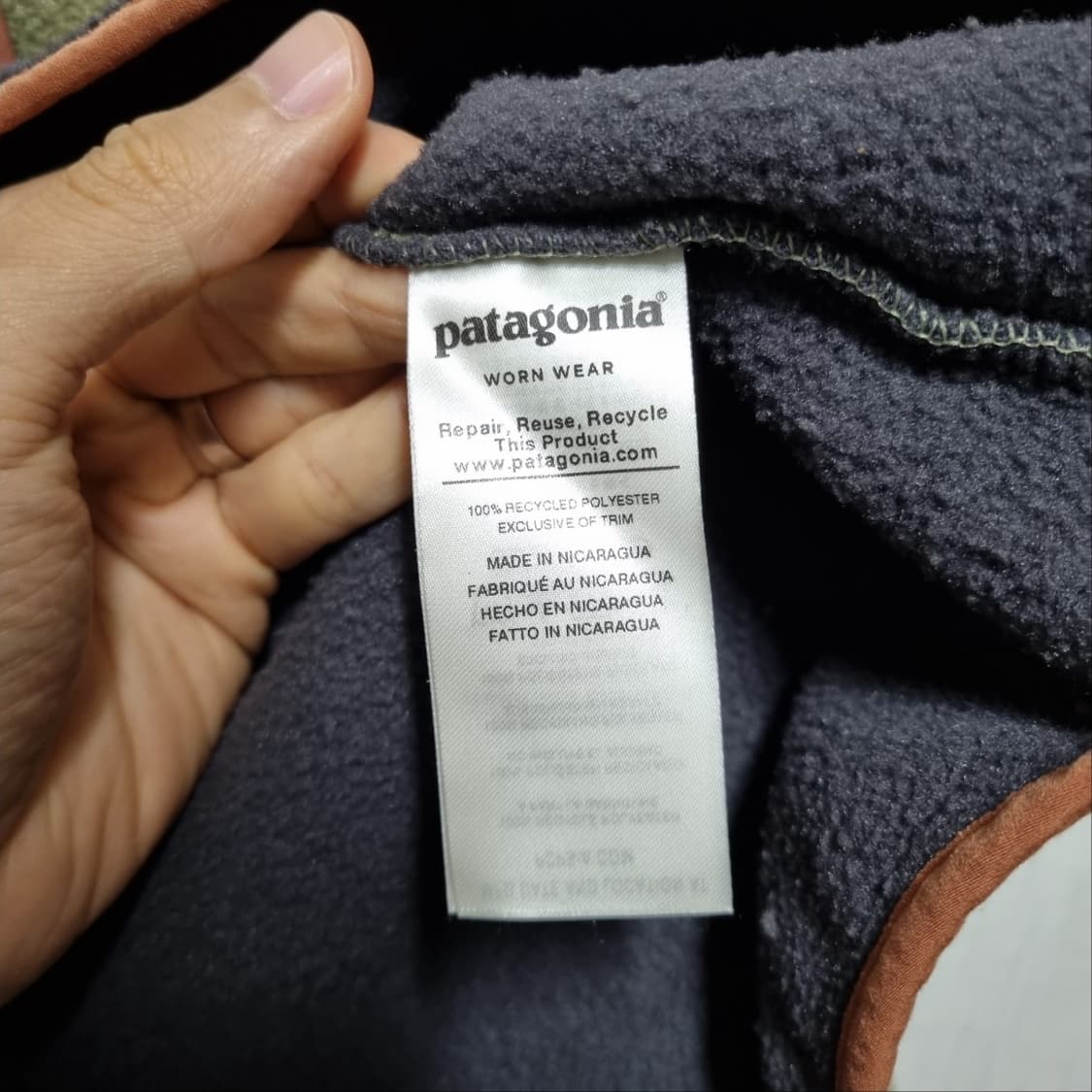 파타고니아 신칠라 플리스 아노락 상품이미지5