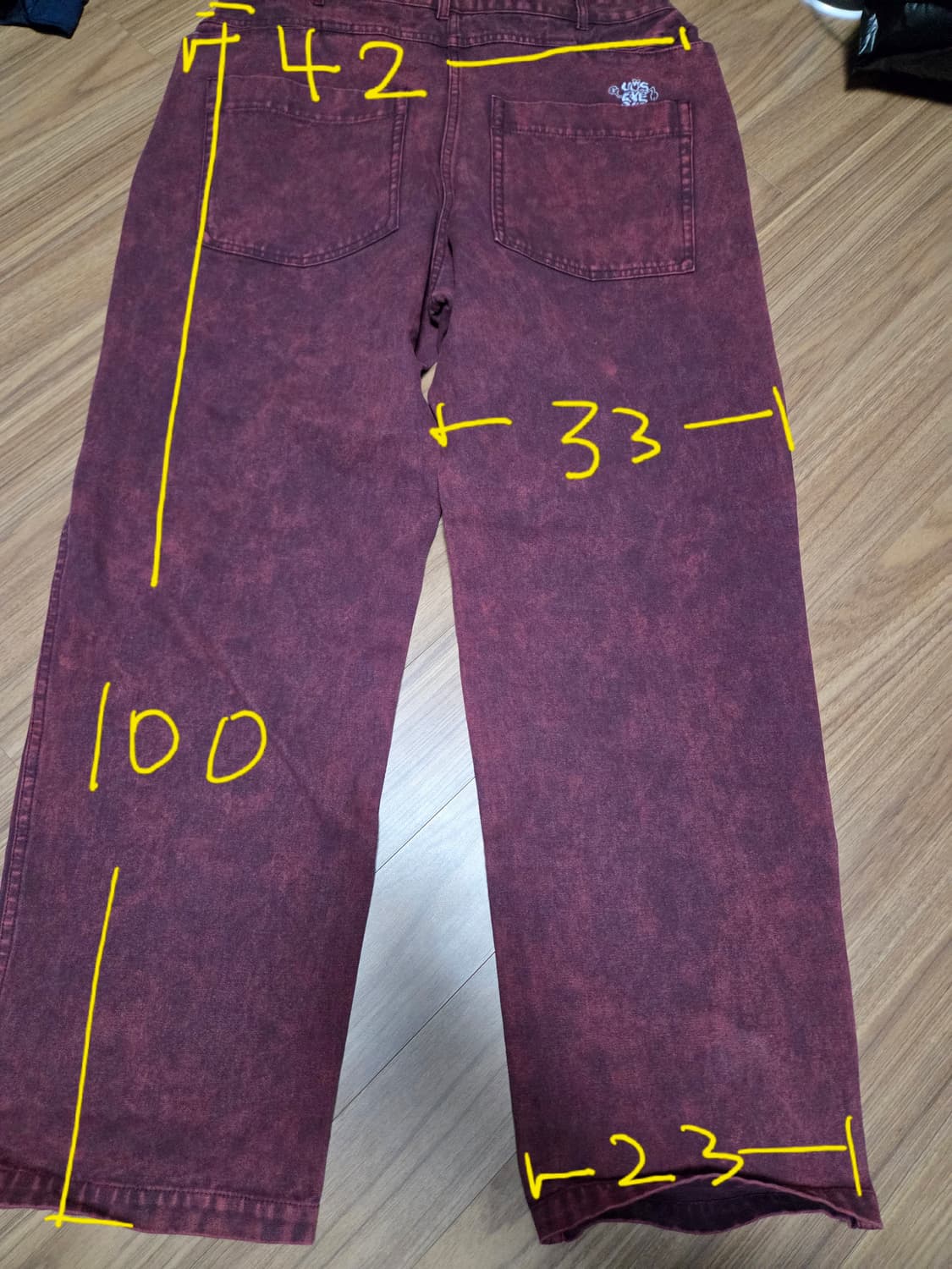 예스아이씨 남성 여유핏 컨버스팬츠 L 새상품 상품이미지5