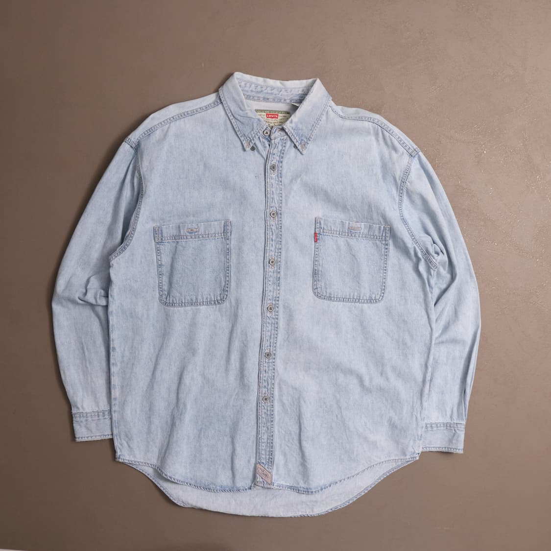 90's 리바이스 연청 데님셔츠 A1723 상품이미지1