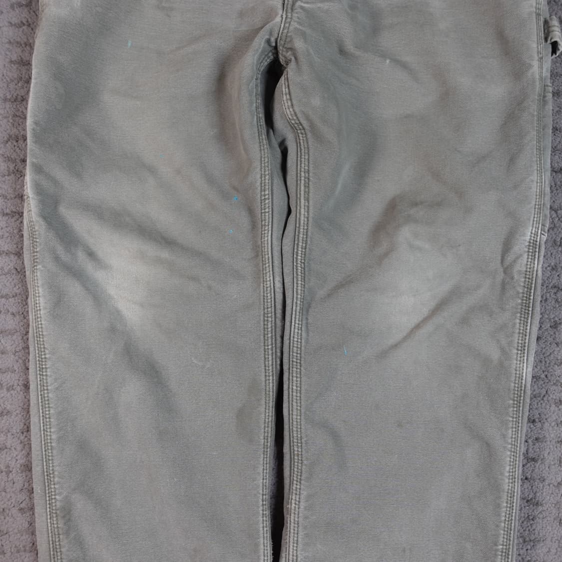 빈티지 칼하트 b11 싱글니 팬츠 누빔 모스그린 36 상품이미지4