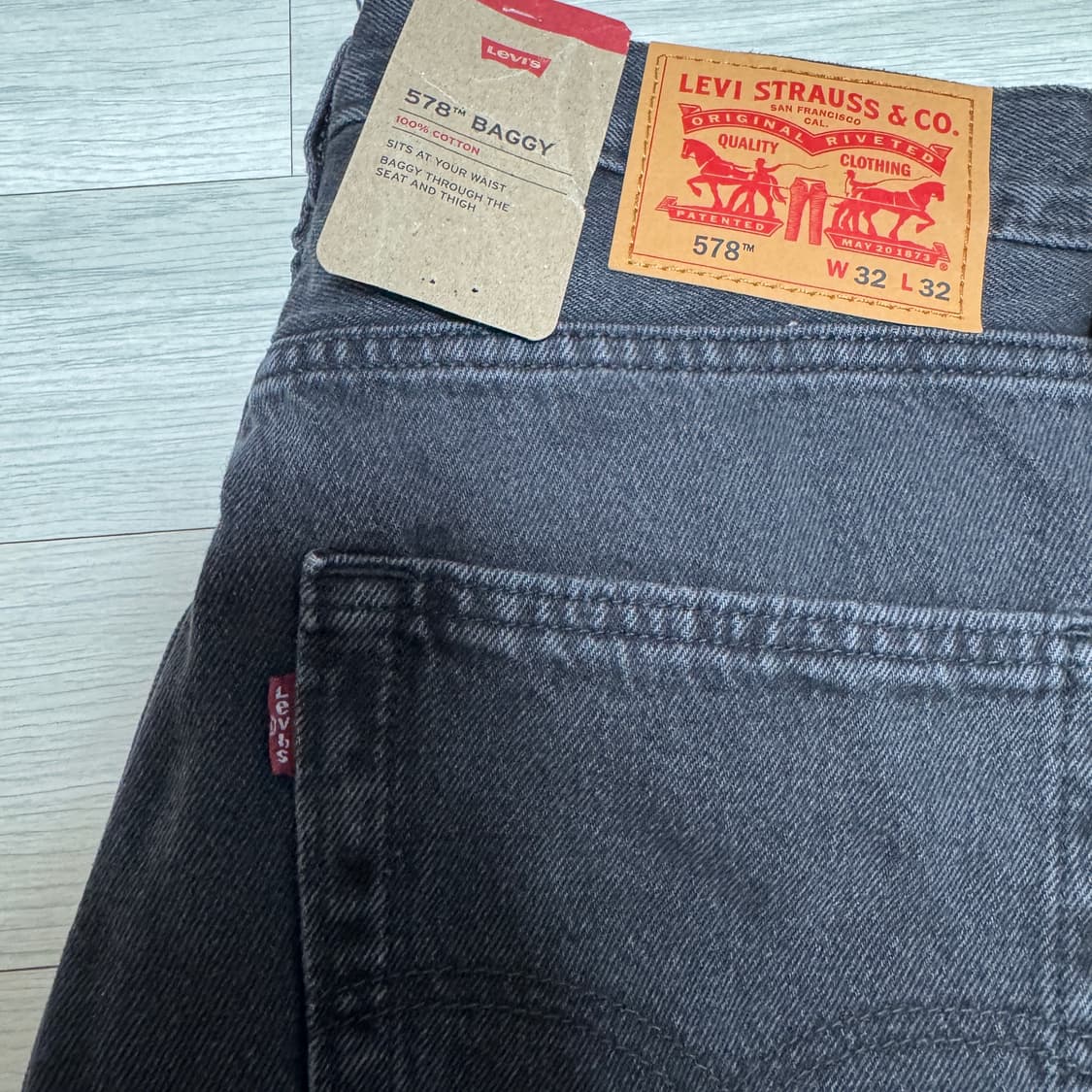 리바이스 578 흑청 새상품 상품이미지2