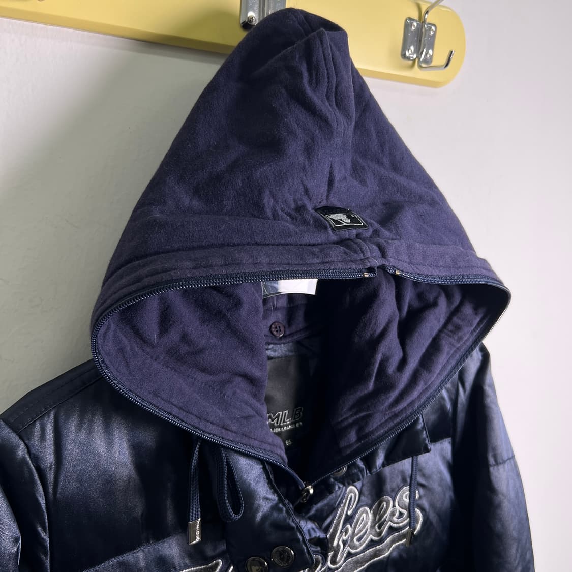 MLB 엠엘비 뉴욕양키스 네이비 후드 패딩 점퍼 85 상품이미지6