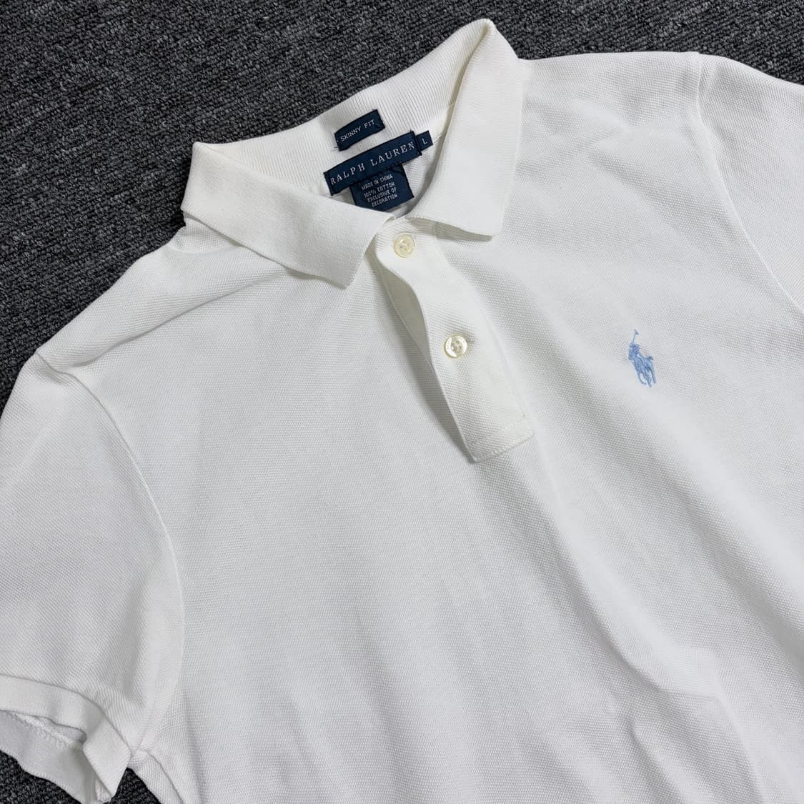 폴로 랄프로렌 스키니핏 반팔 카라티 상품이미지3