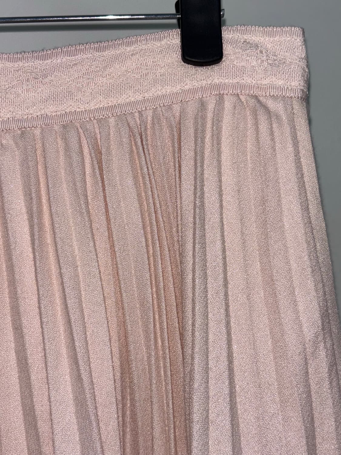 빈티지 연핑크 미디 스커트 상품이미지5