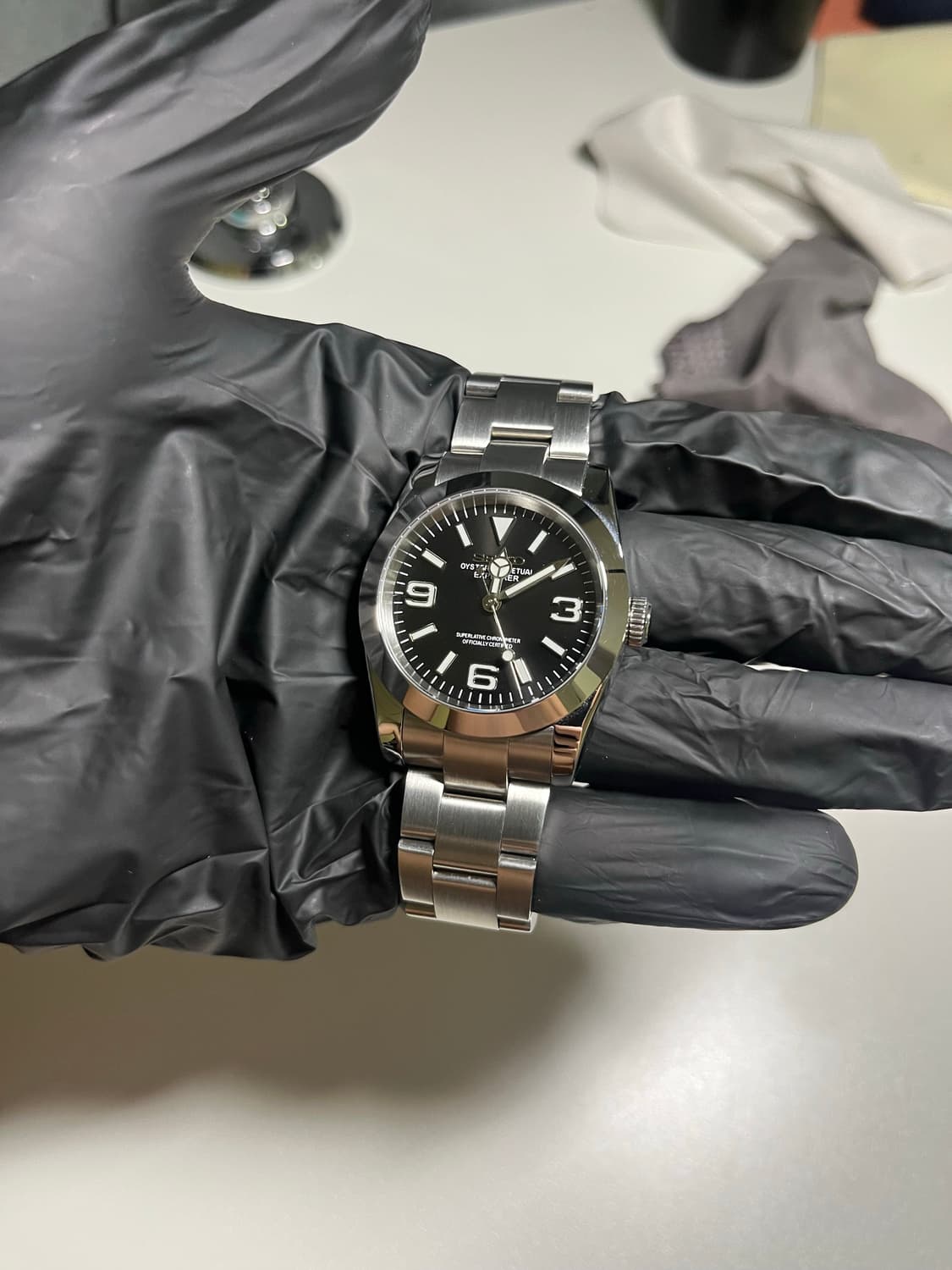 NH35 세이코 익스플로러 36mm 새상품 (커스텀) 상품이미지2