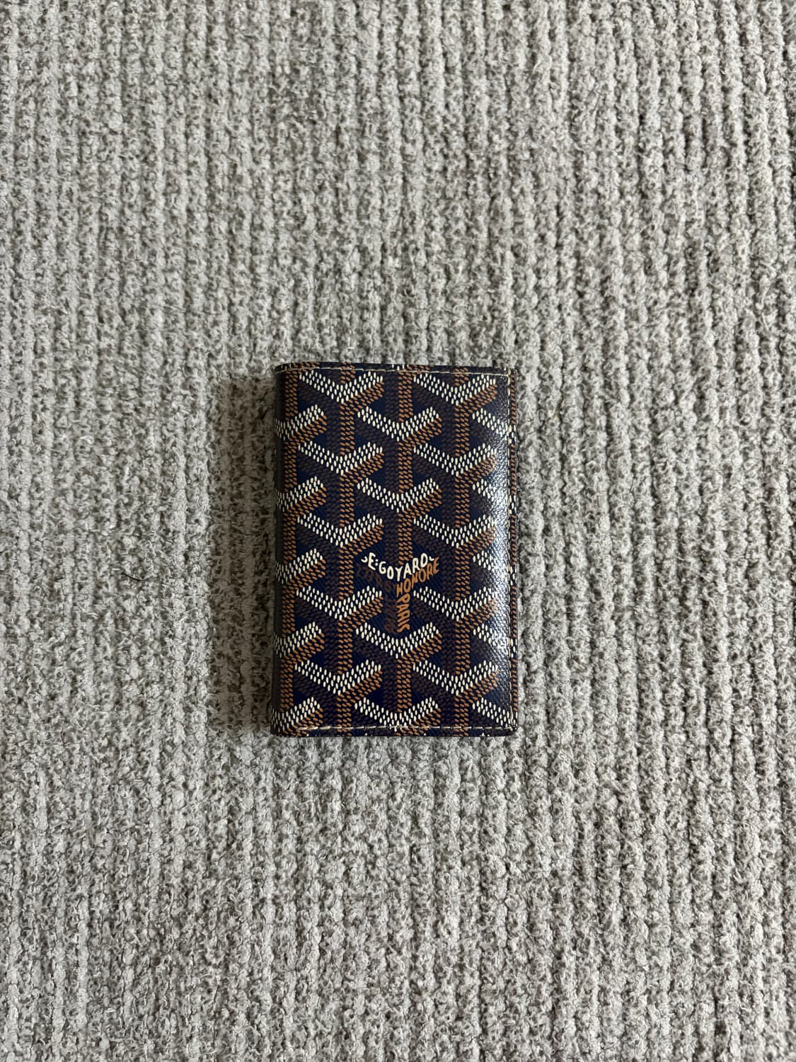 (새상품급) 고야드 생피에르 카드지갑 네이비 상품이미지1