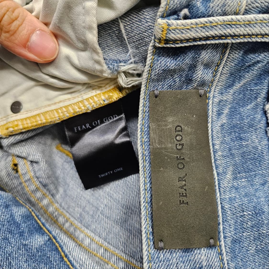 피어오브갓 4th 디스트로이드 데님 팬츠 상품이미지7