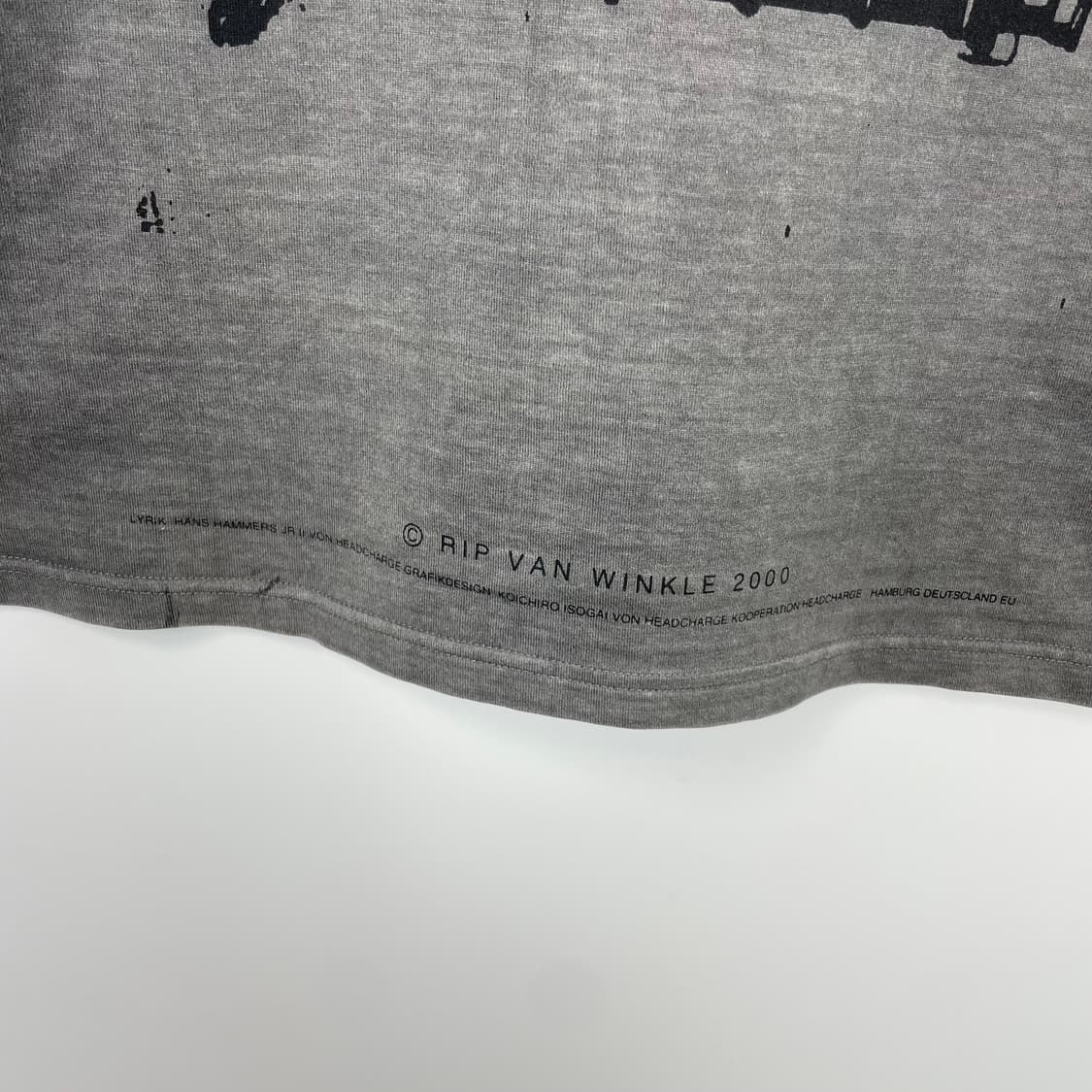 Rip van winkle 립 반 윙클 프린팅 반팔 티셔츠 상품이미지8