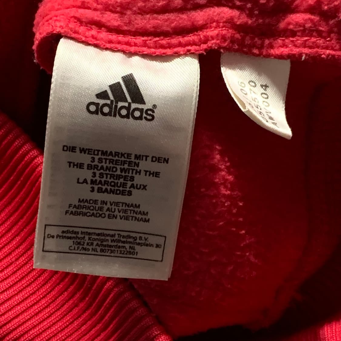 아디다스 핑크 우먼스 후리스 상품이미지5