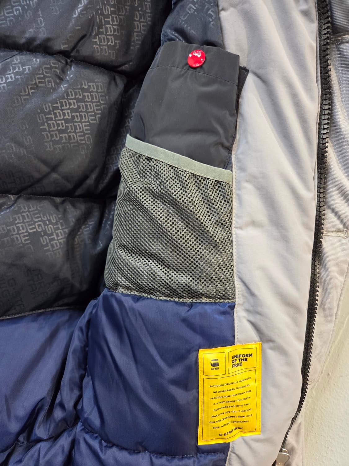 G-STAR RAW 패딩 자켓 그레이 상품이미지8