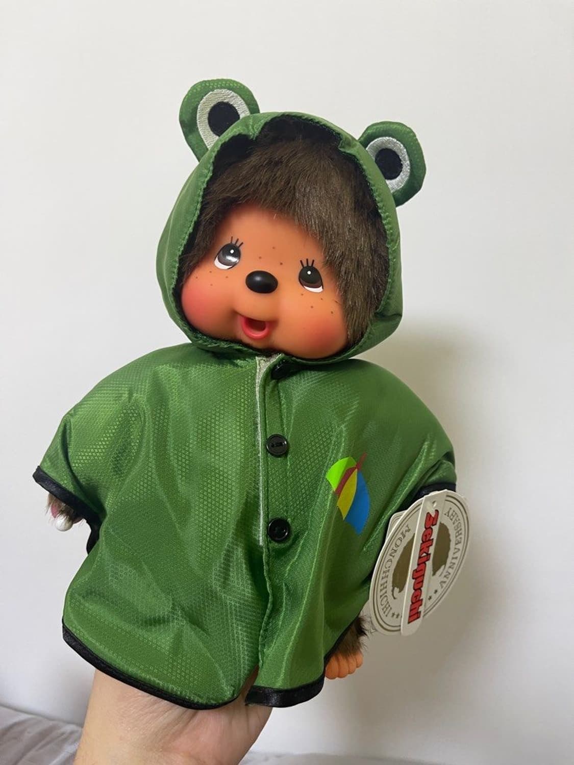 고전 몬치치 개구리 우비 인형 M🐸 상품이미지1