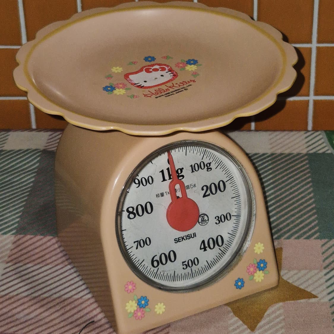 98s 고전 키티 플로랄 아날로그 저울 상품이미지6