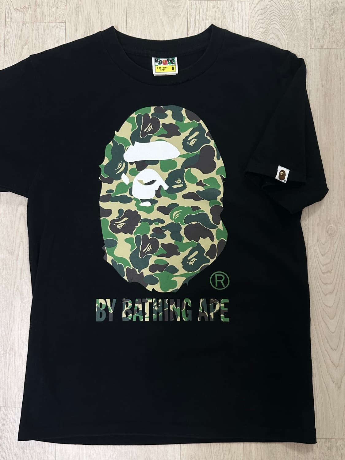 베이프 ABC 카모 베이싱 에이프 반팔 S 상품이미지4