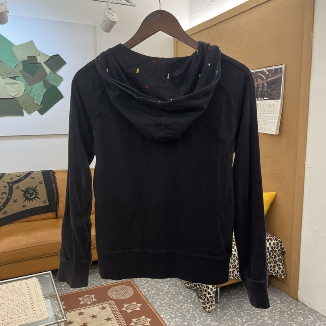 나이키 희귀 Y2K 레인보우 도트 리버시블 슬림 후드집업 M C10210 상품이미지6