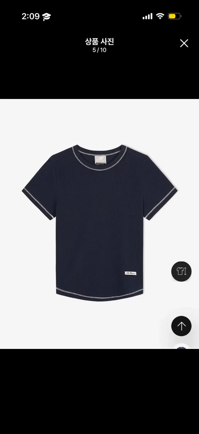 뉴발란스 와플 반팔티 M 상품이미지3