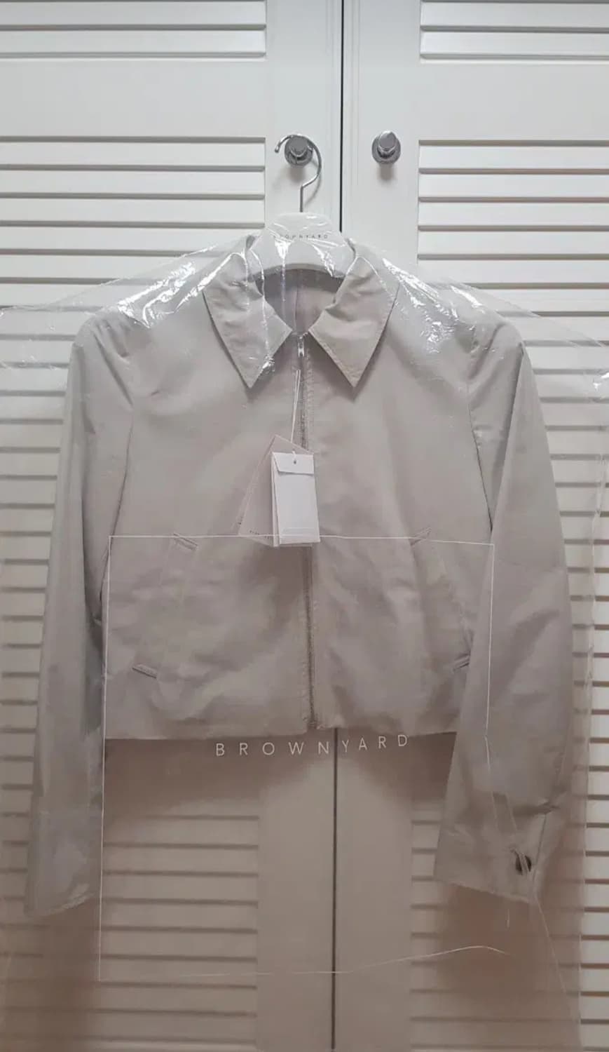 브라운야드 여성자켓 샌드색상 1사이즈 새상품 상품이미지6