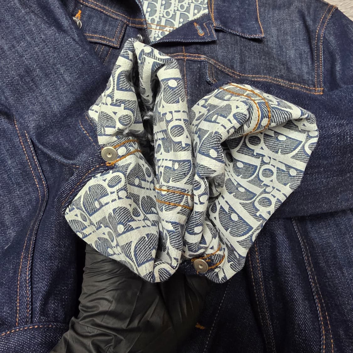 {클로젯}[50][신형]디올 오블리크 데님 청자켓 상품이미지8