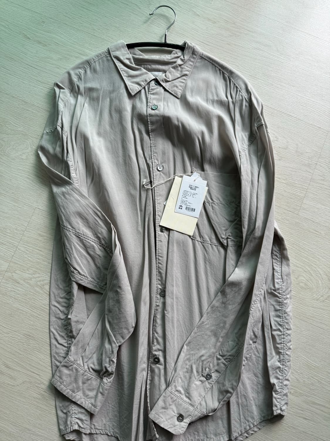 [4] 폴리테루 텐코셔츠 시멘트그레이 상품이미지1