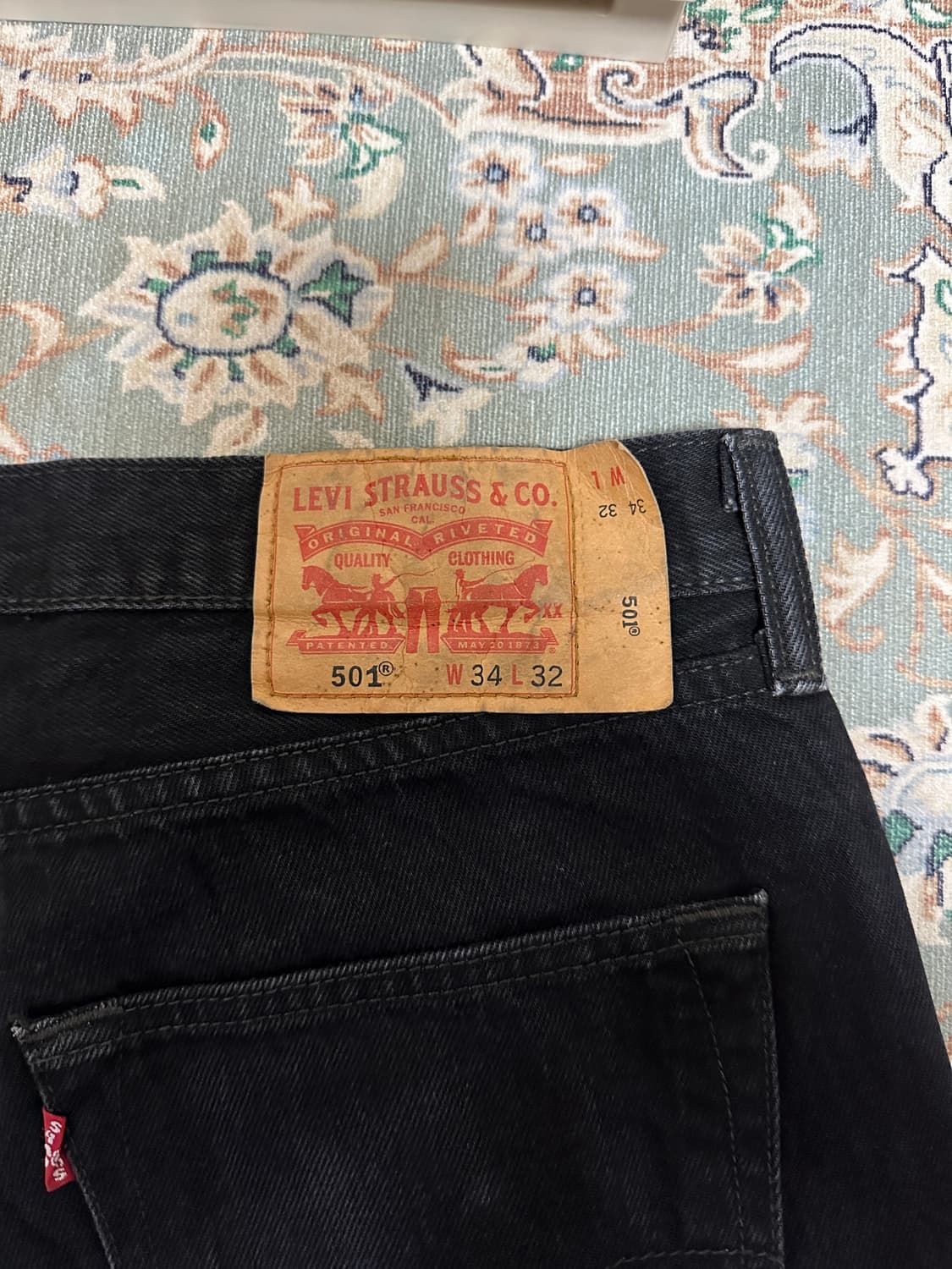 (32)리바이스 501 블랙 상품이미지3