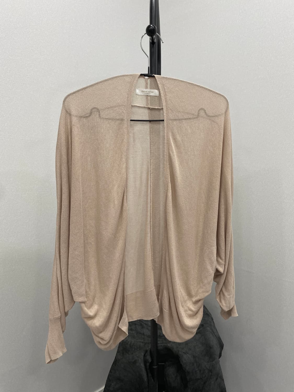 Dolman-Sleeve Sheer Knit Cardigan 상품이미지2