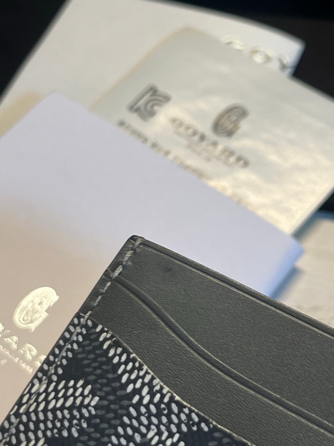 고야드 카드지갑 그레이 상품이미지3