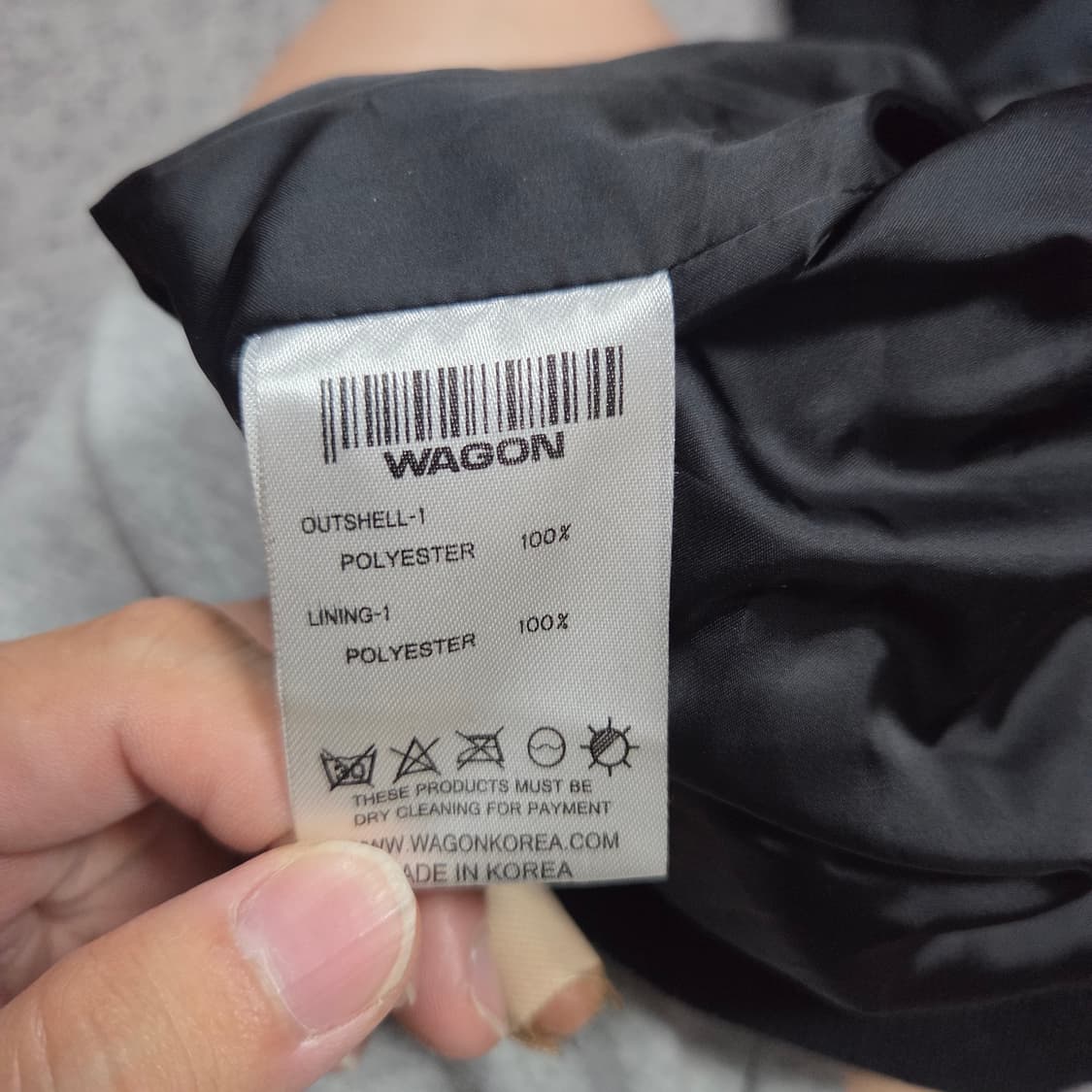 ✨ (만원 빈티지) 빈티지 블랙 MA-1 항공점퍼 블루종 자켓 상품이미지5