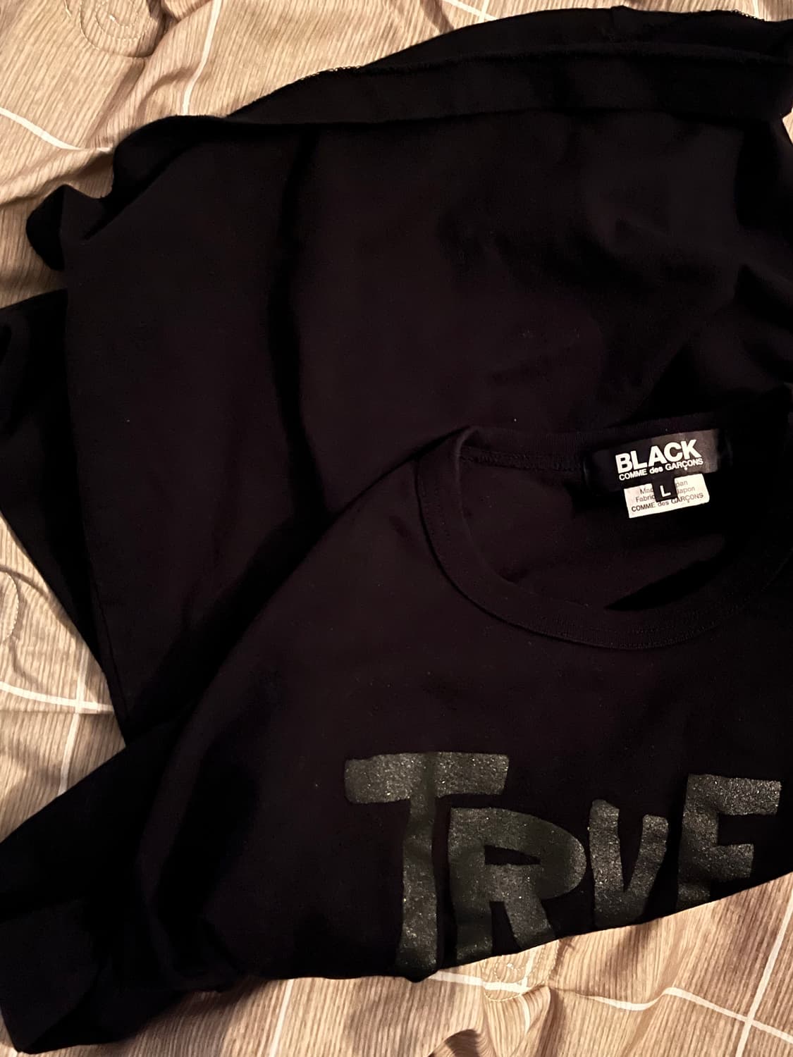 꼼데가르송 블랙 티셔츠 상품이미지3