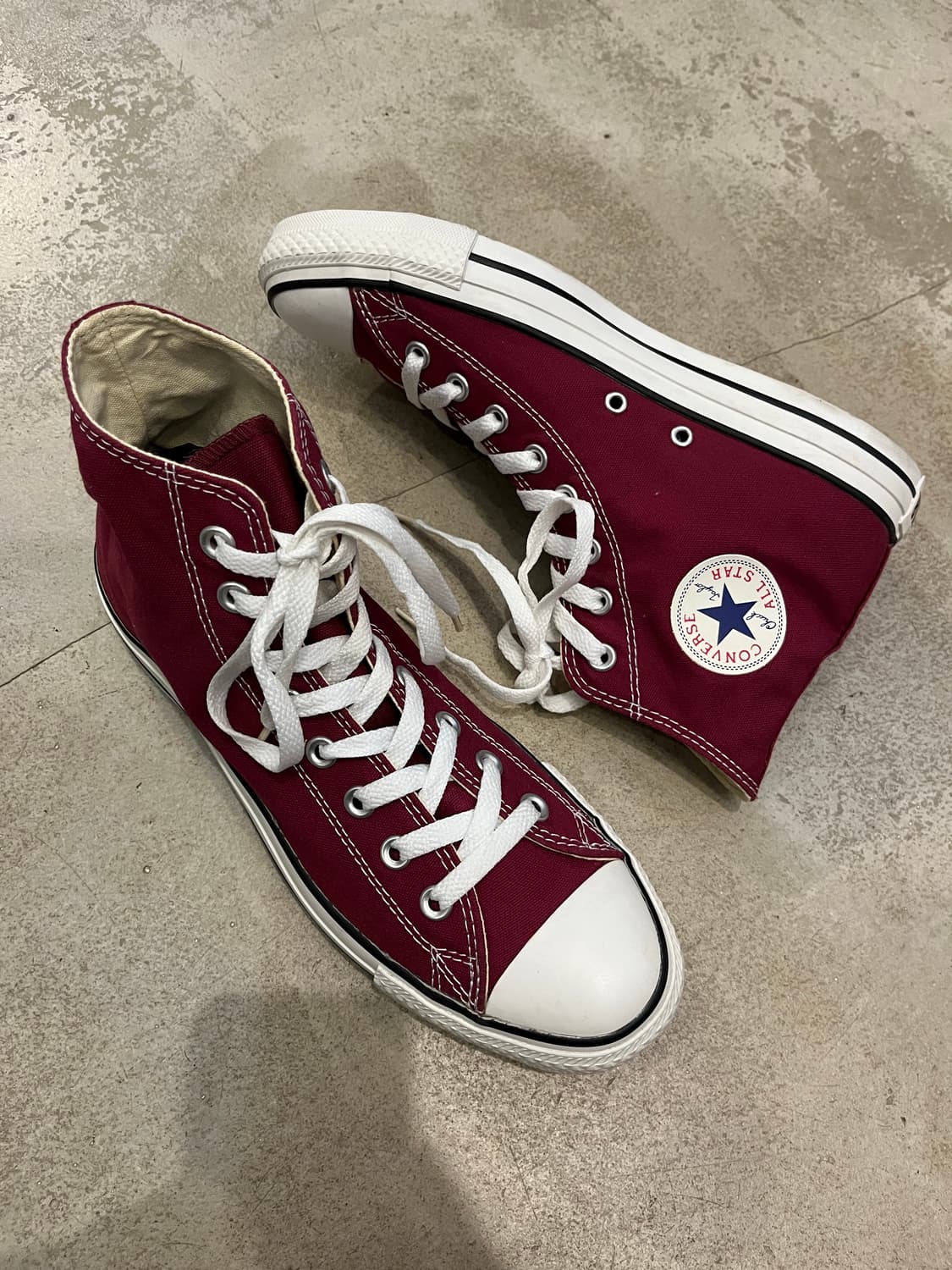 빈티지 컨버스 하이 버건디 상품이미지1