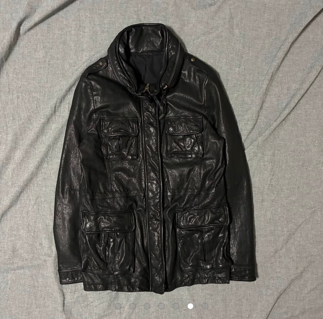 이태리 양가죽 포켓 자켓 상품이미지3