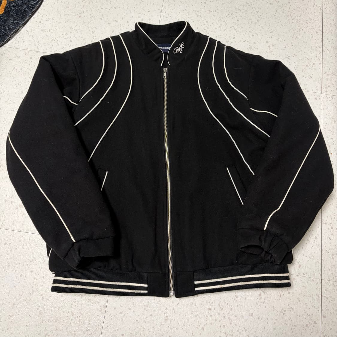 위캔더스 Wavy Pipe Wool JK - 블랙 상품이미지2