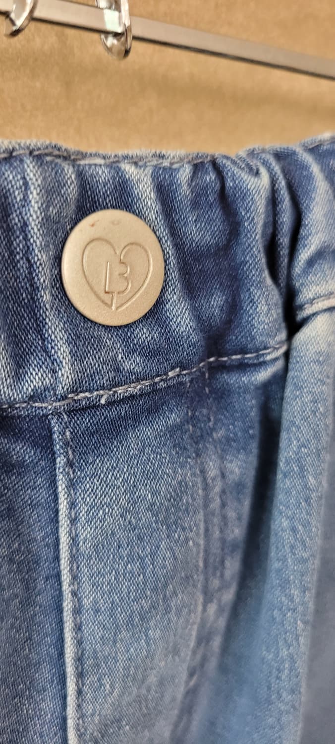 (여아140사이즈)리에벨로,유니클로 리본 데님 청바지(봄,가을용) 상품이미지3