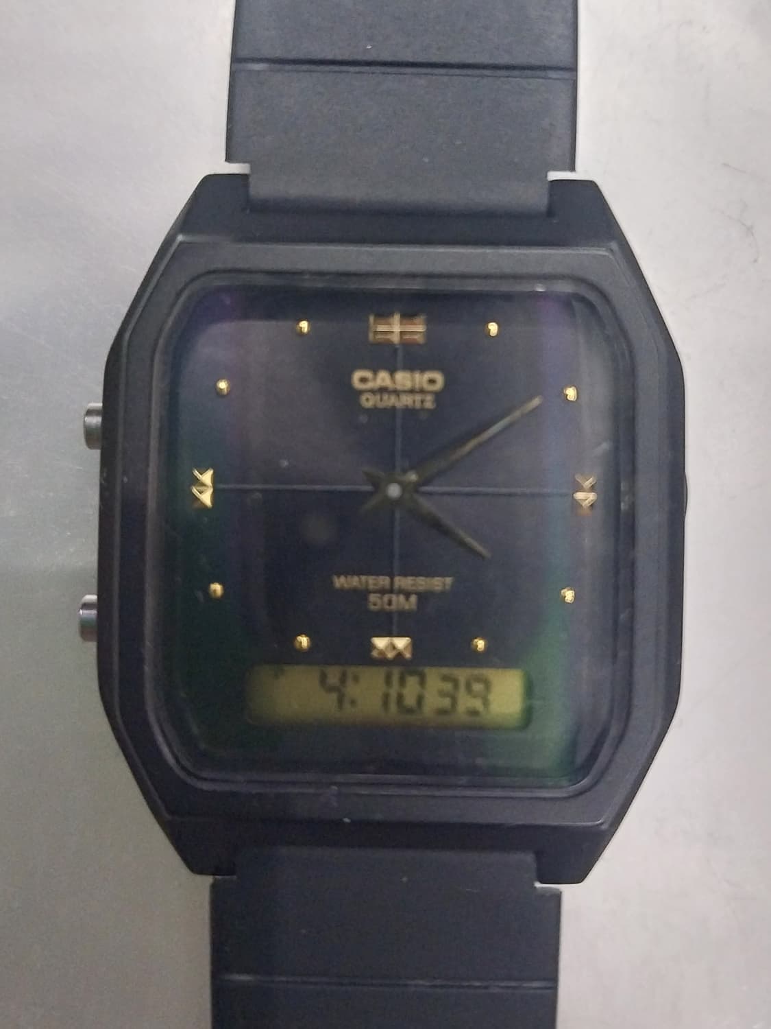 카시오 AW48HE-1AV 블랙 아날로그 디지털 시계 상품이미지1