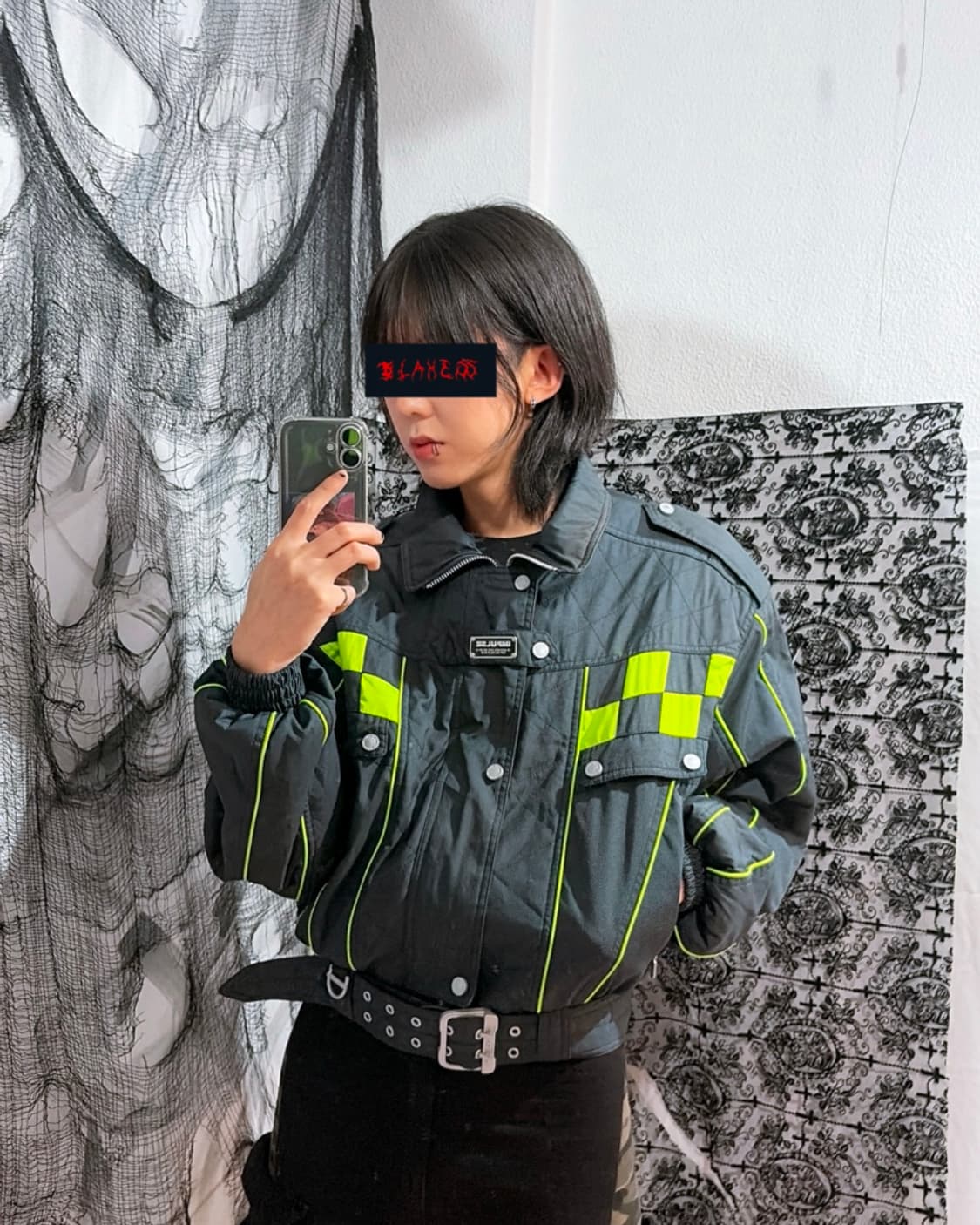 Japanese racing MA-1 bomber crop jacket 상품이미지3