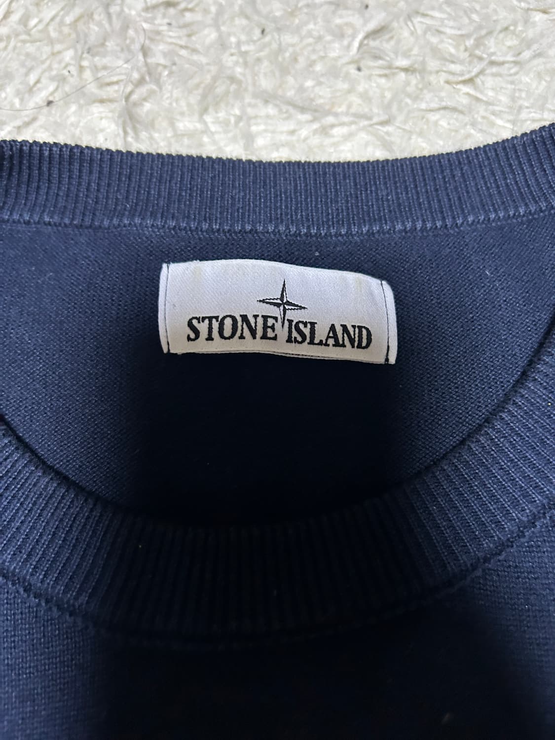 [신형, XL] 스톤아일랜드 다크네이비 울 니트 상품이미지2