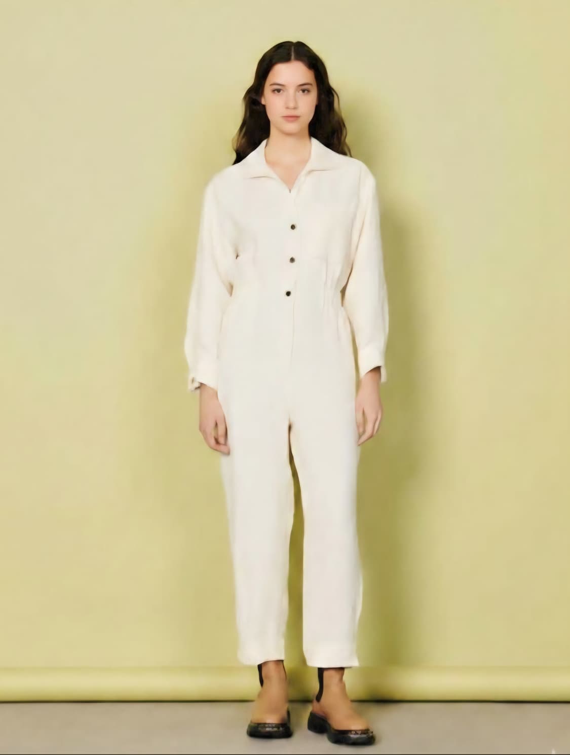 산드로 에크루 점프수트 36사이즈 상품이미지4