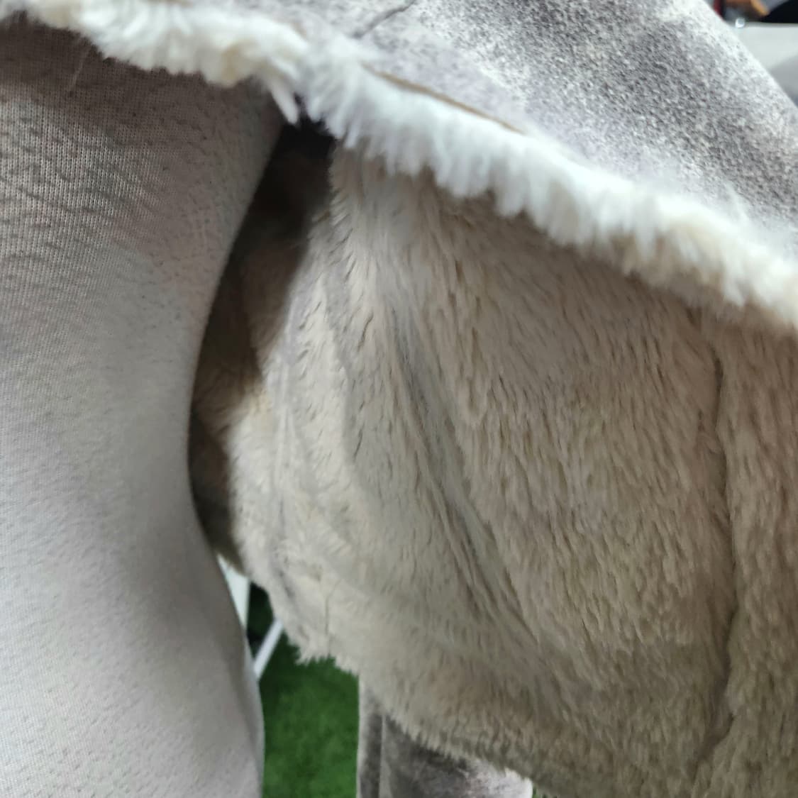 실버워싱 숏무스탕🔥 레어핏 시어링 자켓 상품이미지6