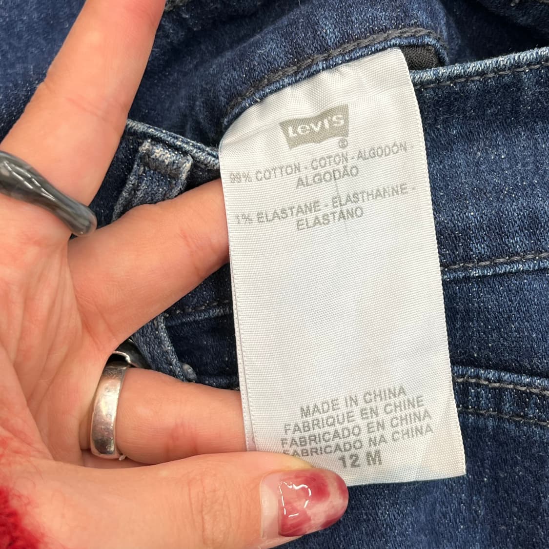 리바이스 커브 데님 팬츠 r2748 상품이미지6