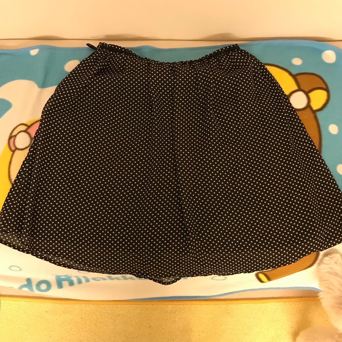 카메빈티지 레이어드 도트 스커트 상품이미지1