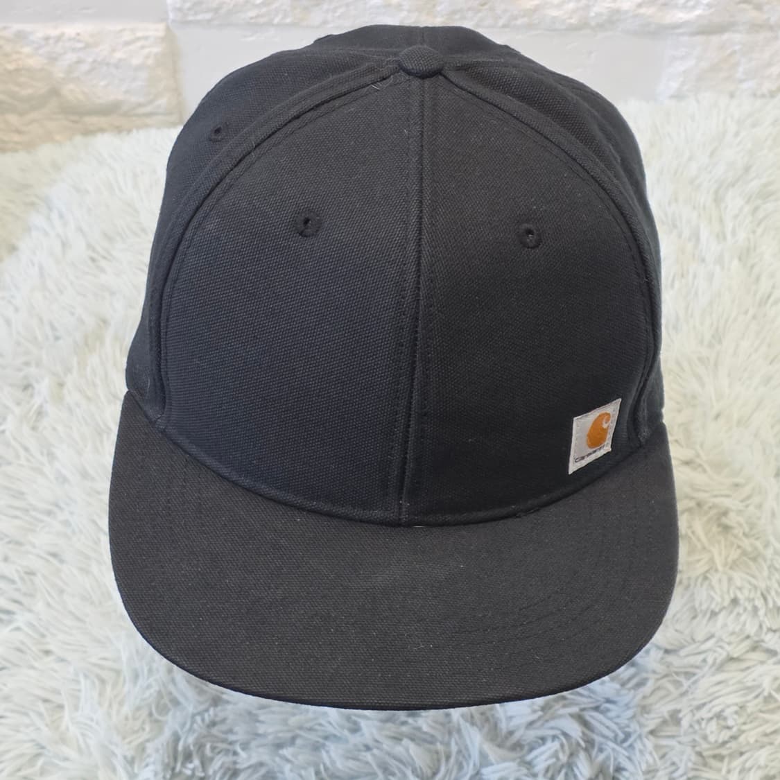 L3-2:칼하트 블랙 로고 스냅백(56-60cm)-상태굿 상품이미지1