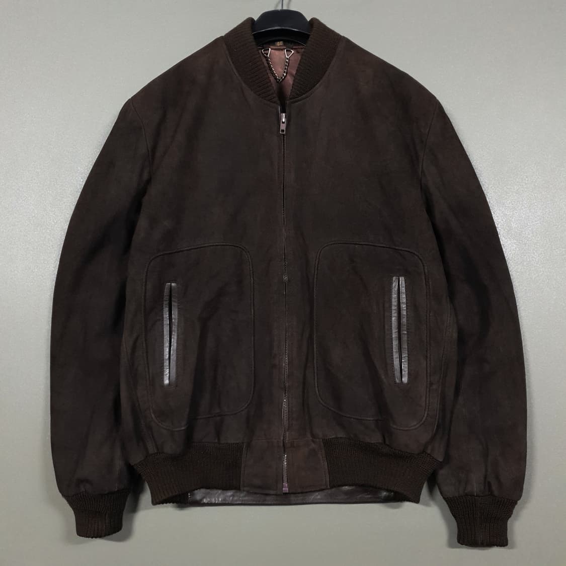 실측 XL) 70's Sears USA 시어스 스웨이드 레더 봄버 자켓 상품이미지1