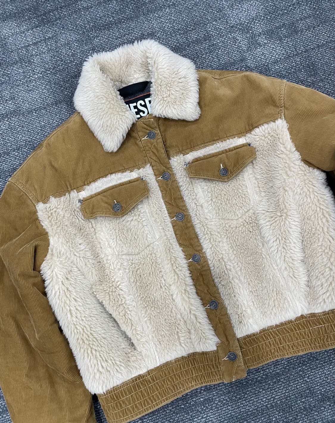 디젤 에코 퍼 W-ARY 코듀로이 자켓 [M] 상품이미지4