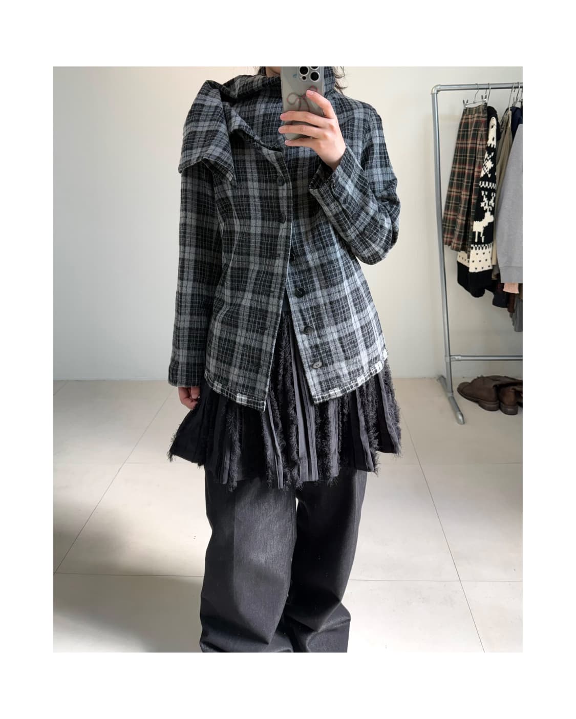 Sensounico i+mu 울 셔츠자켓 상품이미지2