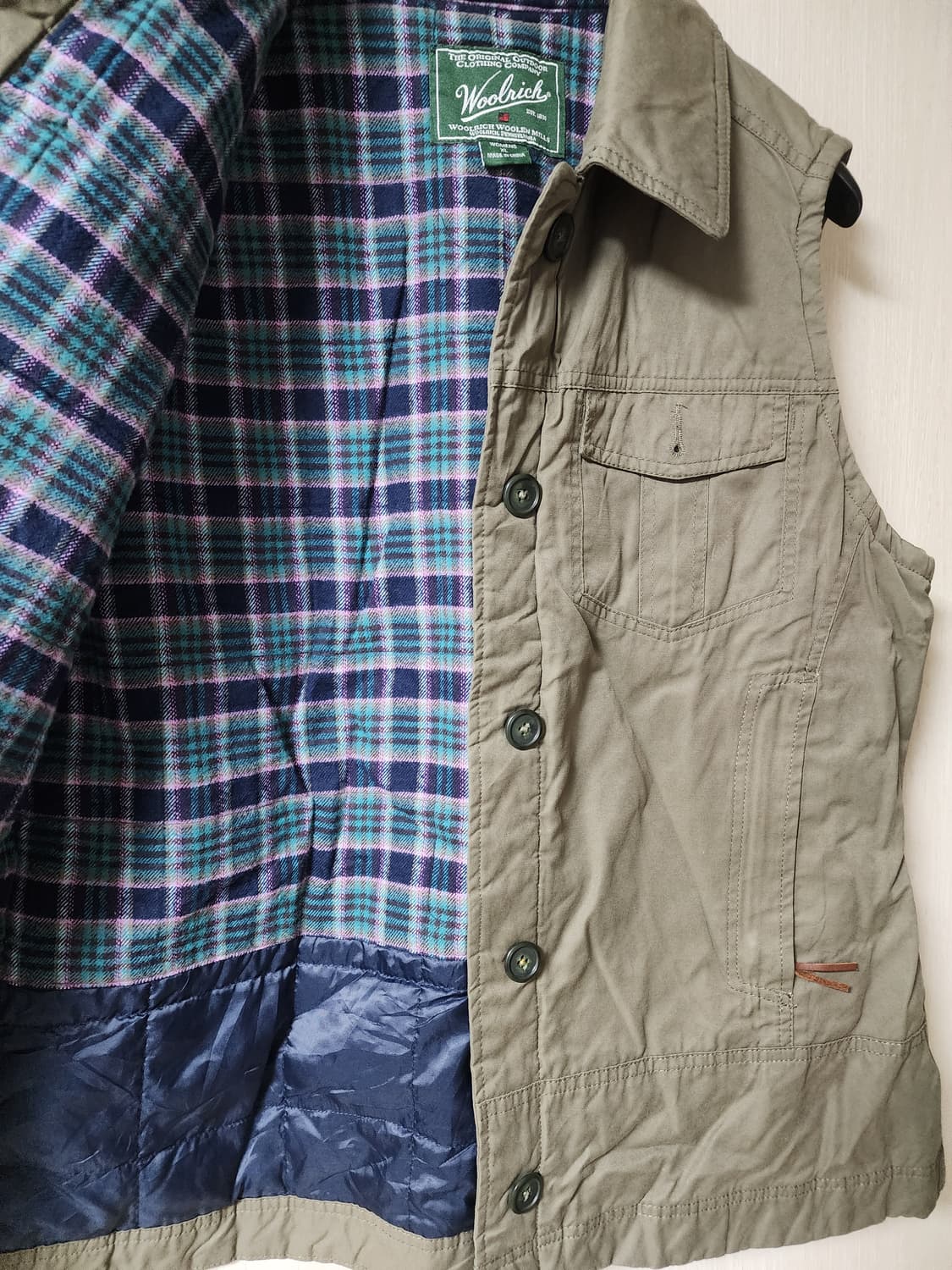 울리치 Woolrich 야상 베스트 조끼 경량누빔 베스트 XL 상품이미지7