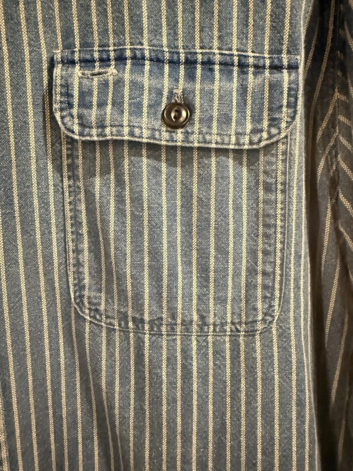 L 폴로 랄프로렌 인디고 스트라이프 워크셔츠 상품이미지2