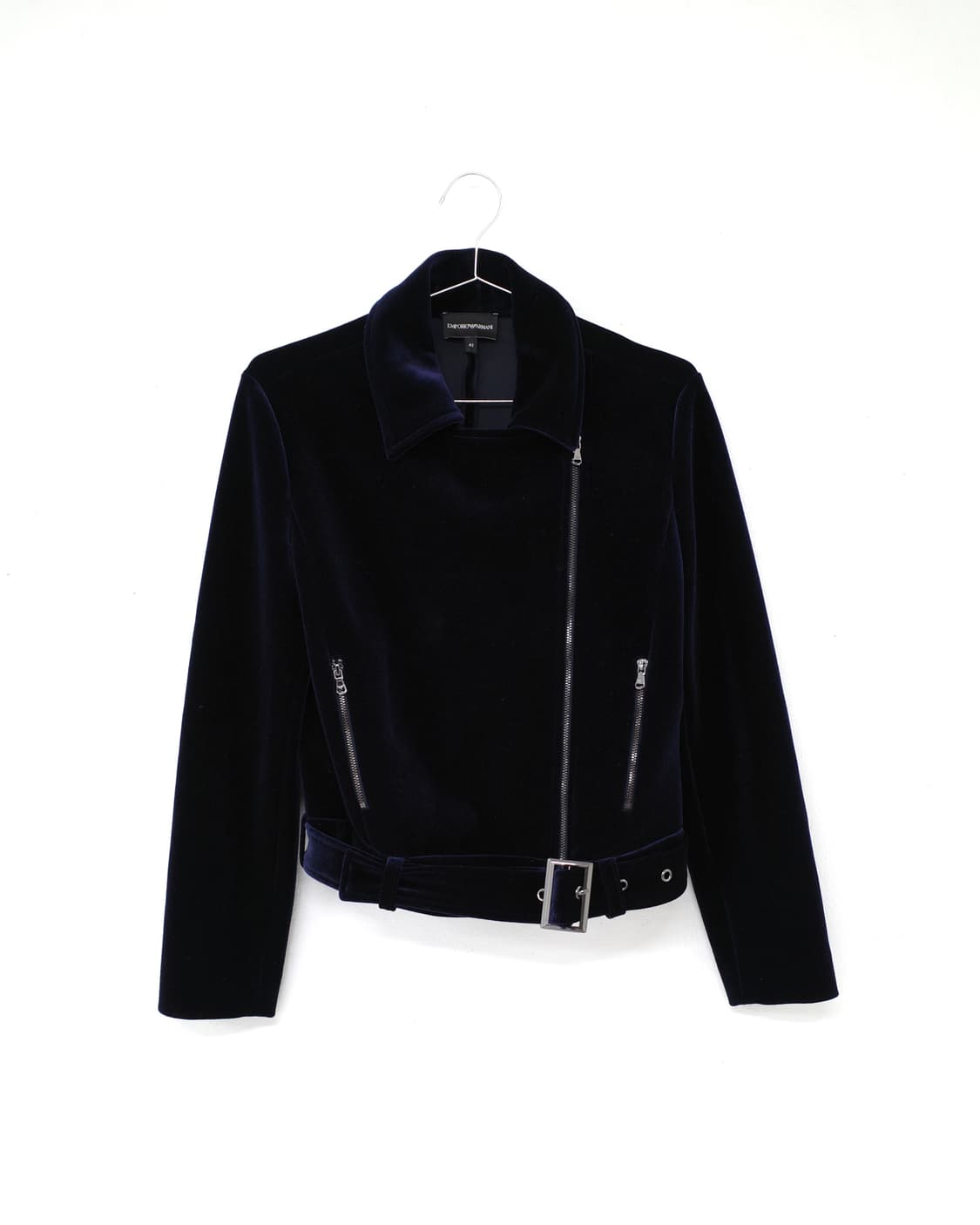 Emporio Armani Velvet Biker Jacket 상품이미지1